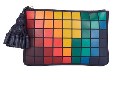 Georgiana Gian Pixels Clutch, front view